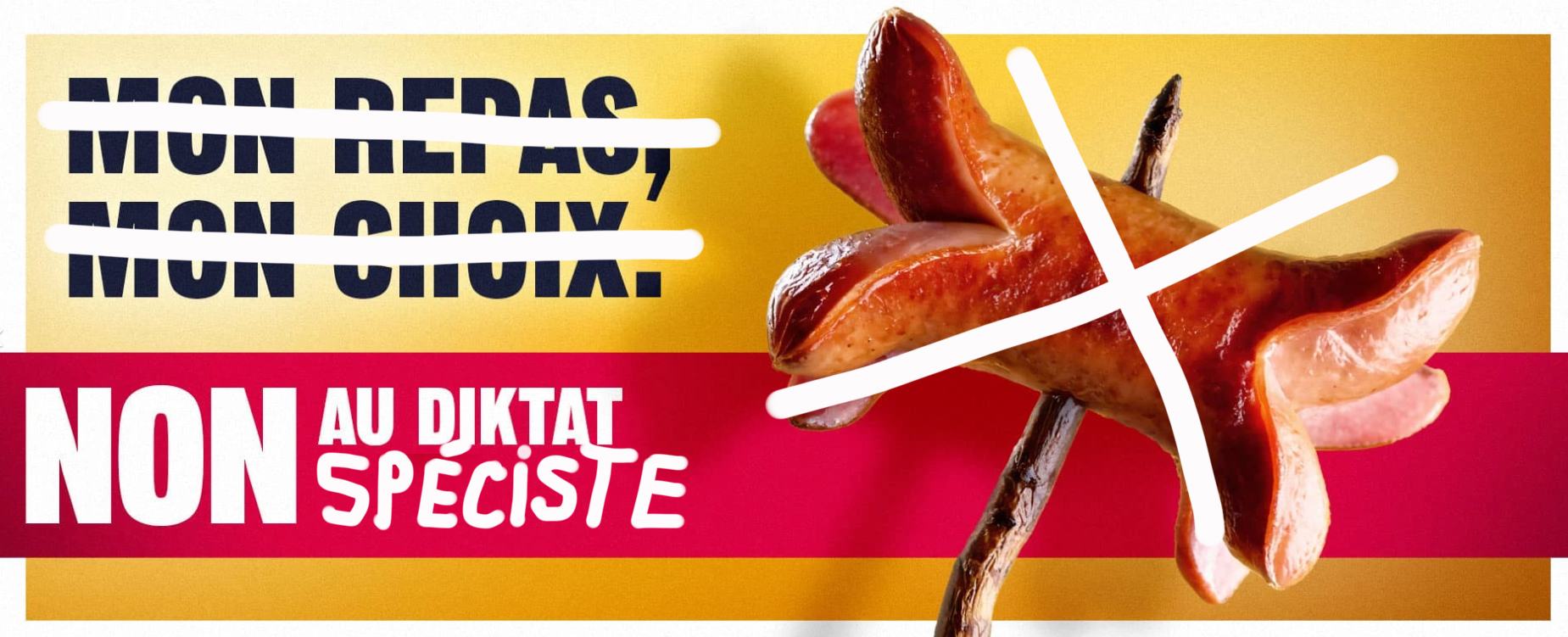Affiche diktat vegan retouches