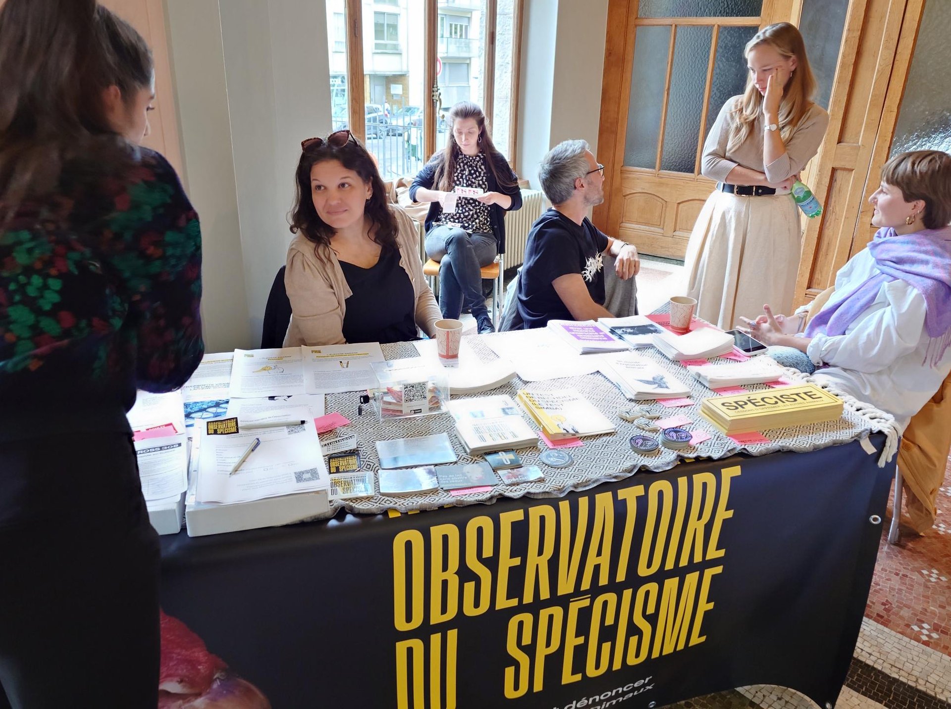 Stand ObS à Genève en octobre 2025